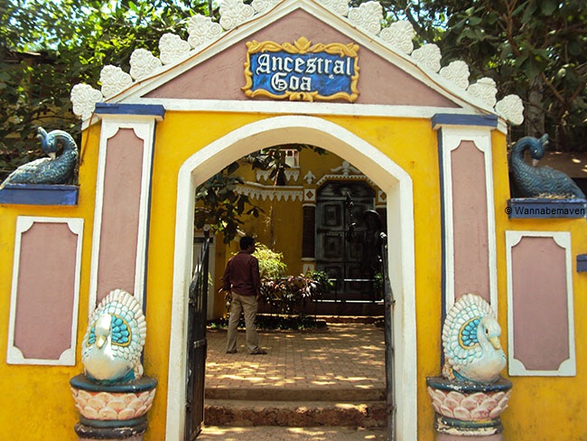 Ancestral Goa Museum entrance