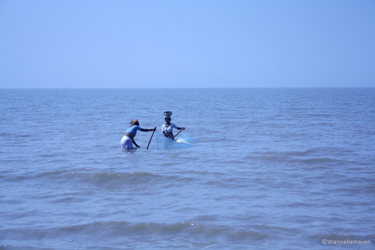 Jhampore Beach - Daman - People of Gujarat