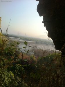 Sewri Mudflats view from Sewri fort - Forts in Mumbai