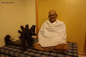 Mahatma Gandhi at Celebrity wax museum