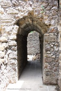 small tunnel inside vasai fort