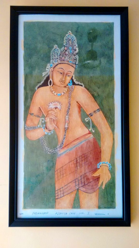 Bodhisattva Padmapani painting - Ajanta caves - explore aurangabad
